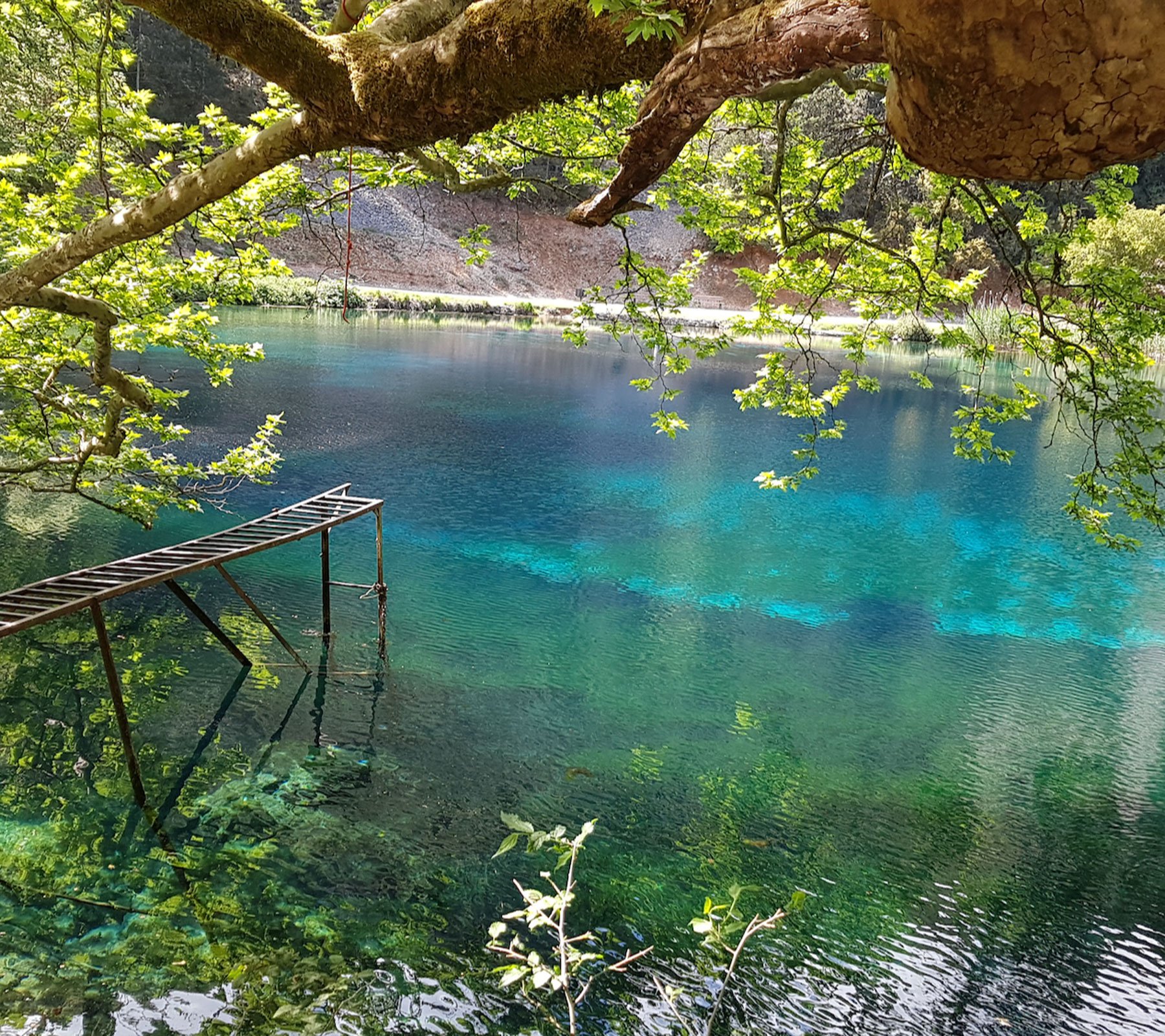 THE LAKE OF VIROS... THE BLUE-GREEN LAKE...