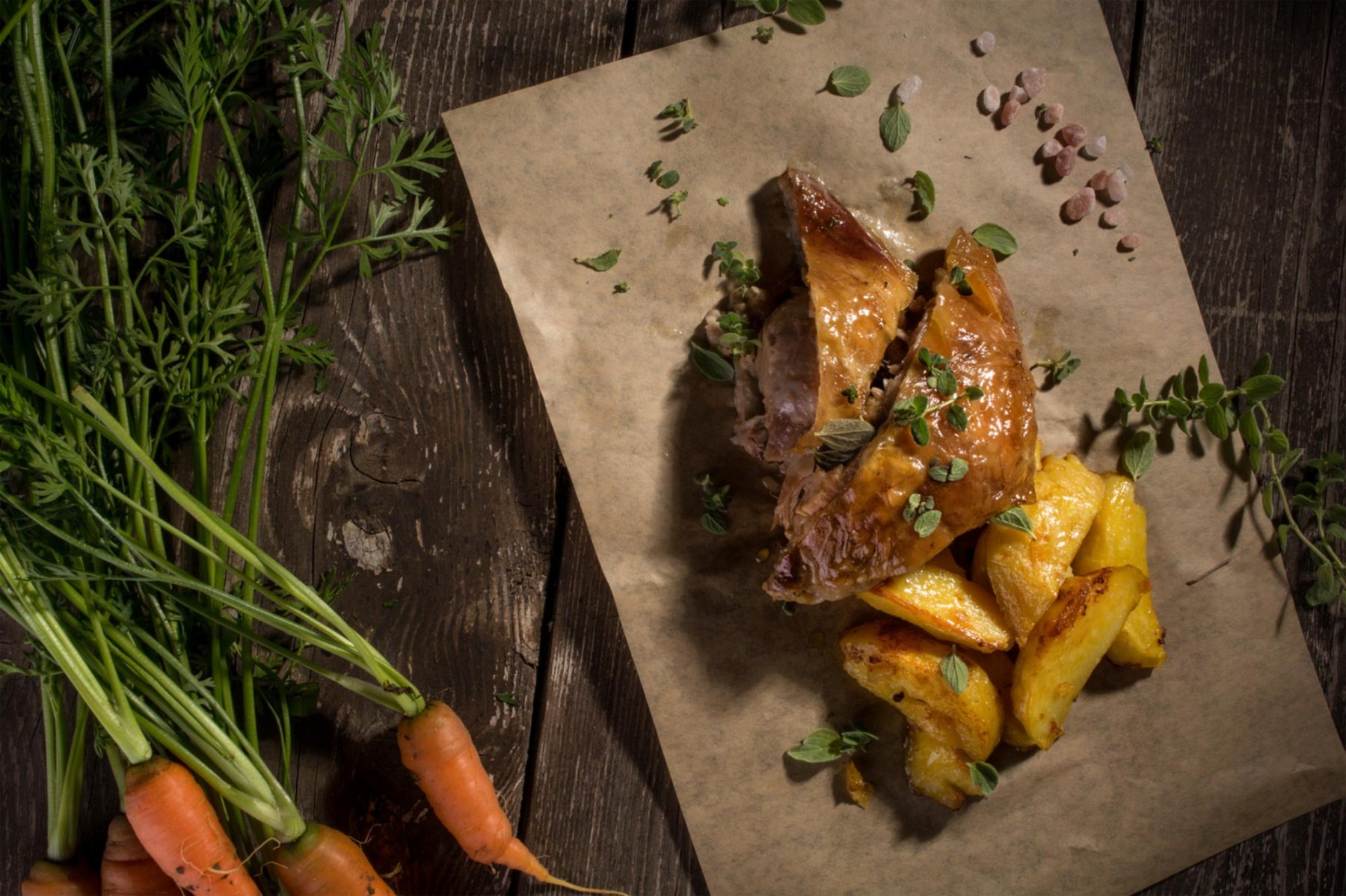 LAMB IN THE ROASTER WITH POTATOES